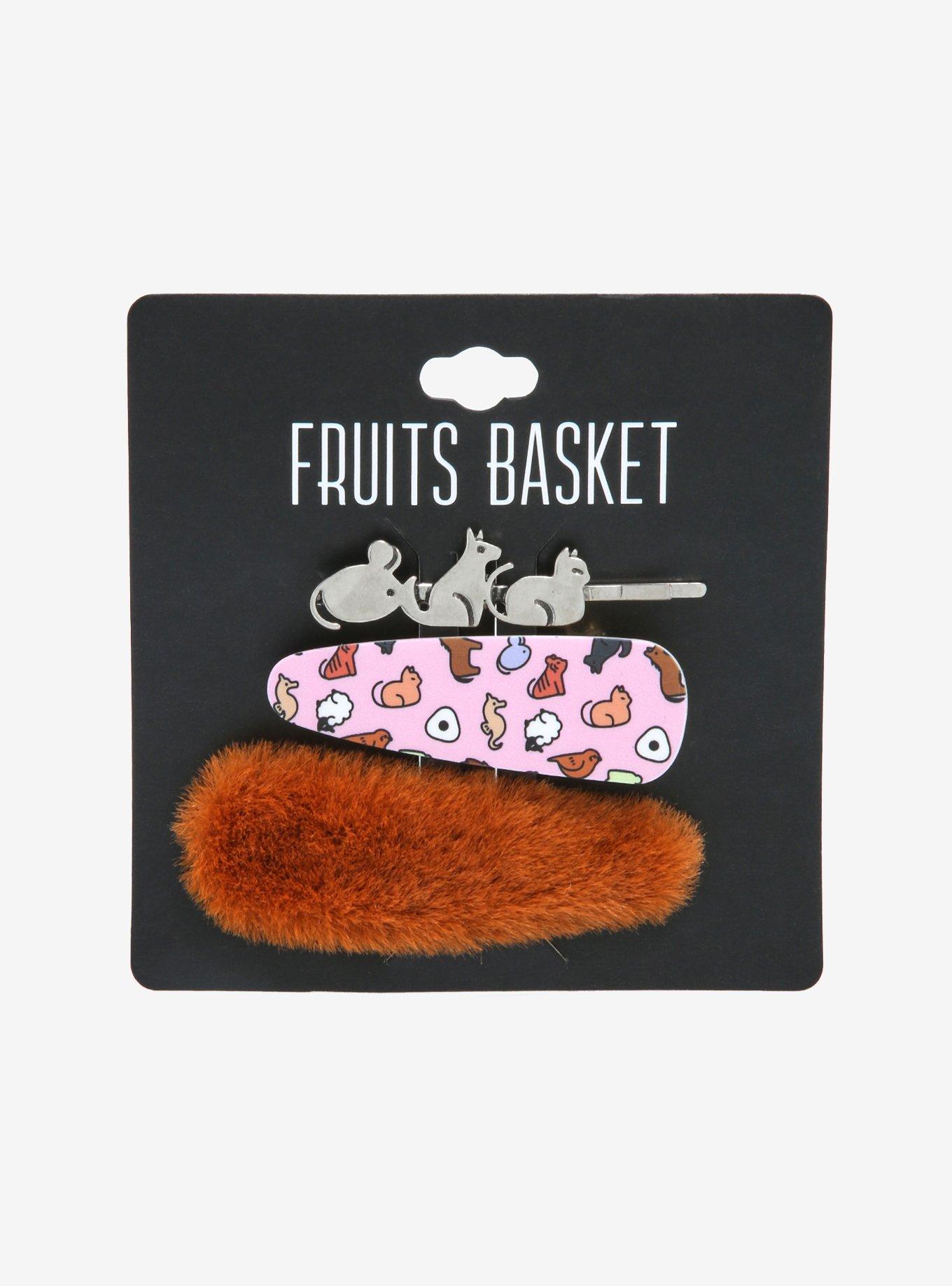 Fruits Basket Zodiac Animals Hair Clip Set - BoxLunch Exclusive, , alternate