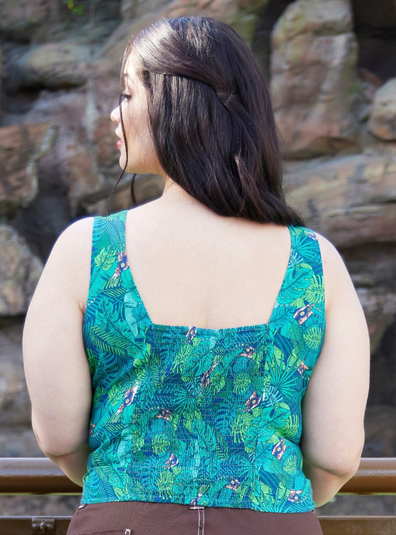 Her Universe Jurassic World Dinosaur Foliage Tank Top Plus Size