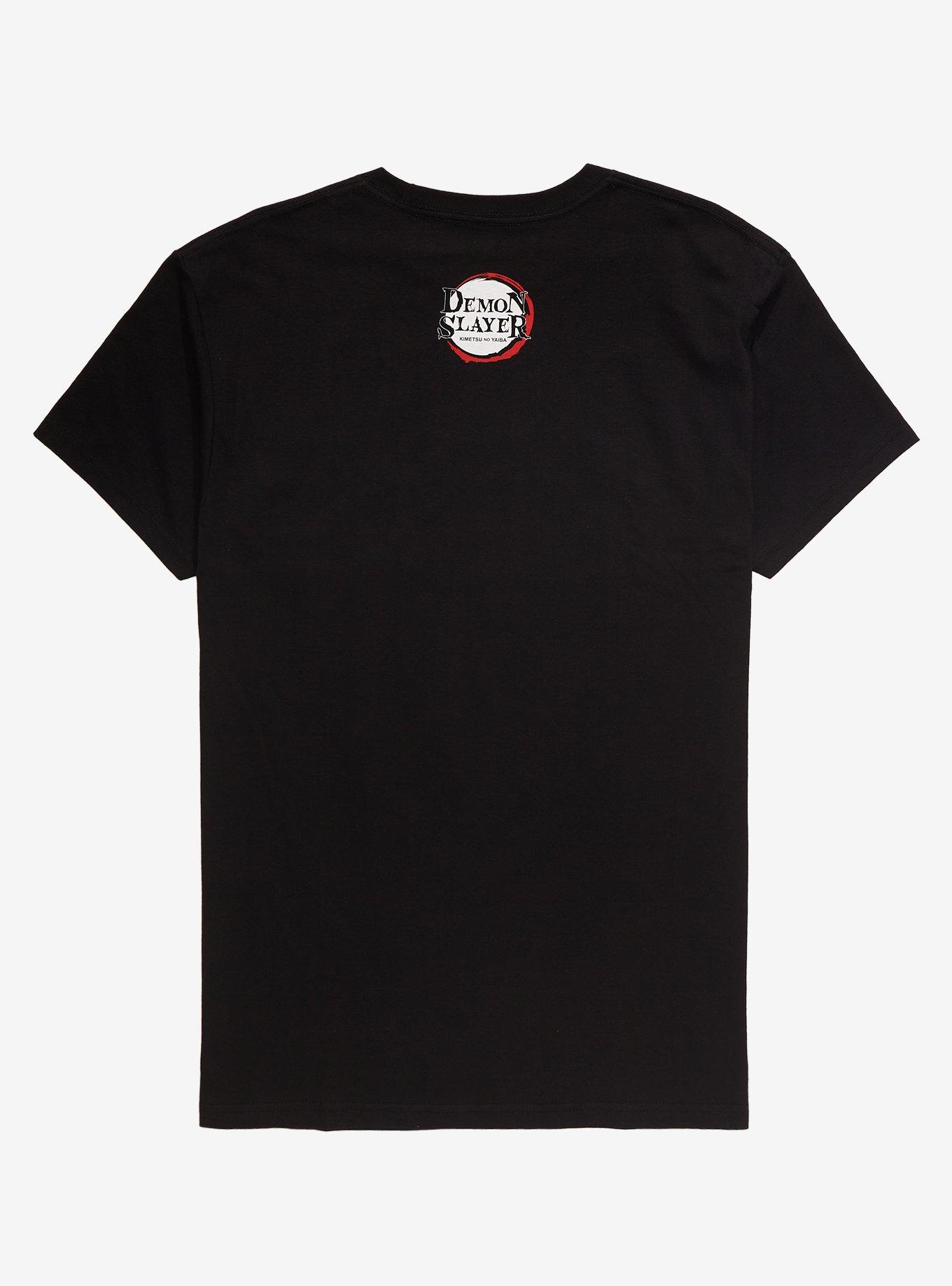 Camiseta Kimetsu no Yaiba Enmu Oni do Trem Infinito - Preto