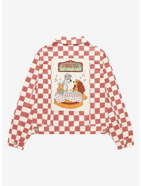 Disney Lady and the Tramp Tony's Restaurant Checkered Denim Jacket - BoxLunch Exclusive, , hi-res