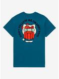 Sanrio Hello Kitty Don’t Follow Me Women’s T-Shirt - BoxLunch Exclusive, TEAL, alternate