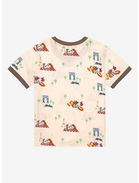 Disney Pixar Ratatouille Remy & Emile Scenic Allover Print Toddler T-Shirt - BoxLunch Exclusive , , hi-res