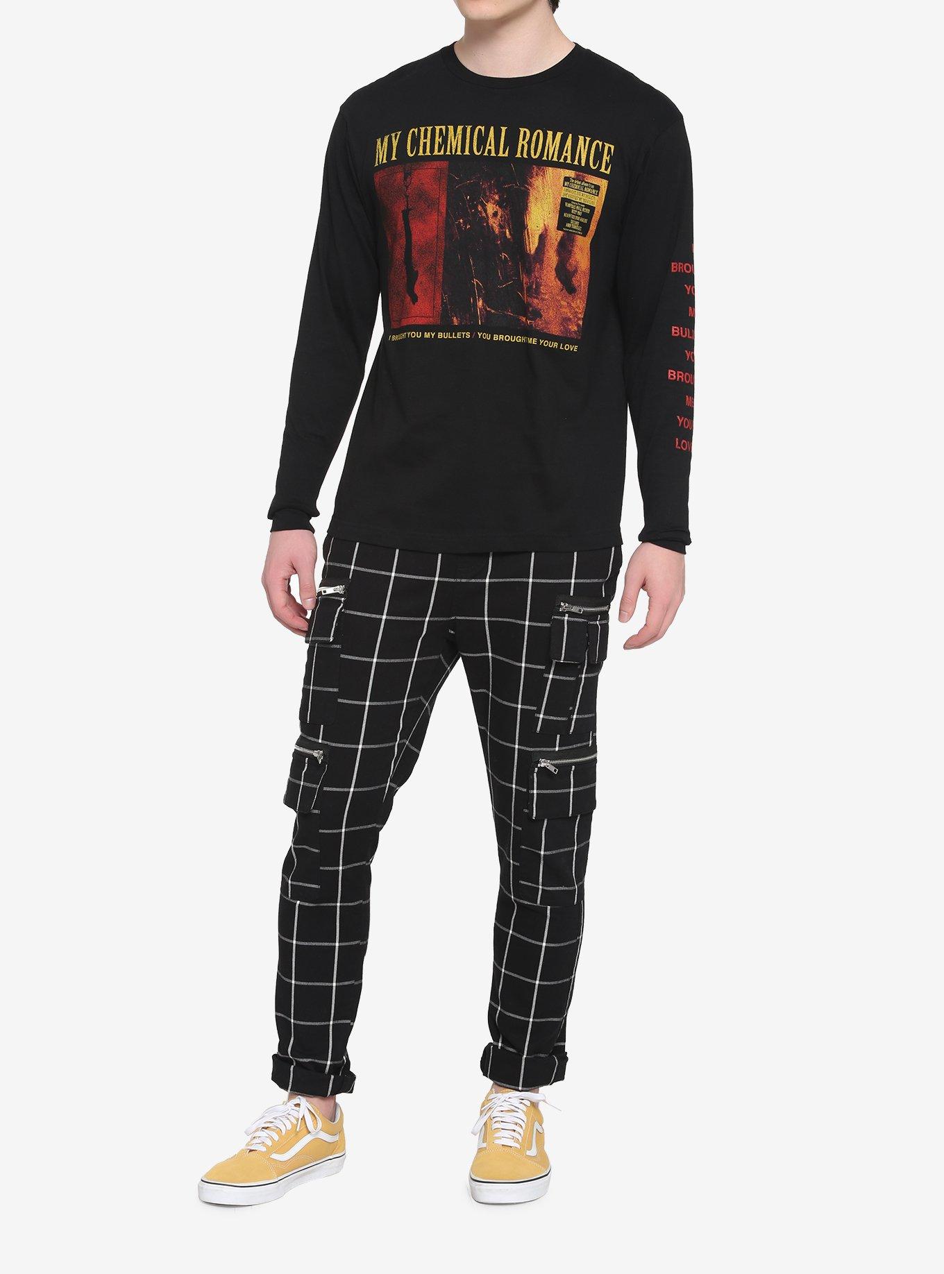 My Chemical Romance Brought You My Bullets Cover Long-Sleeve T-Shirt, BLACK, alternate