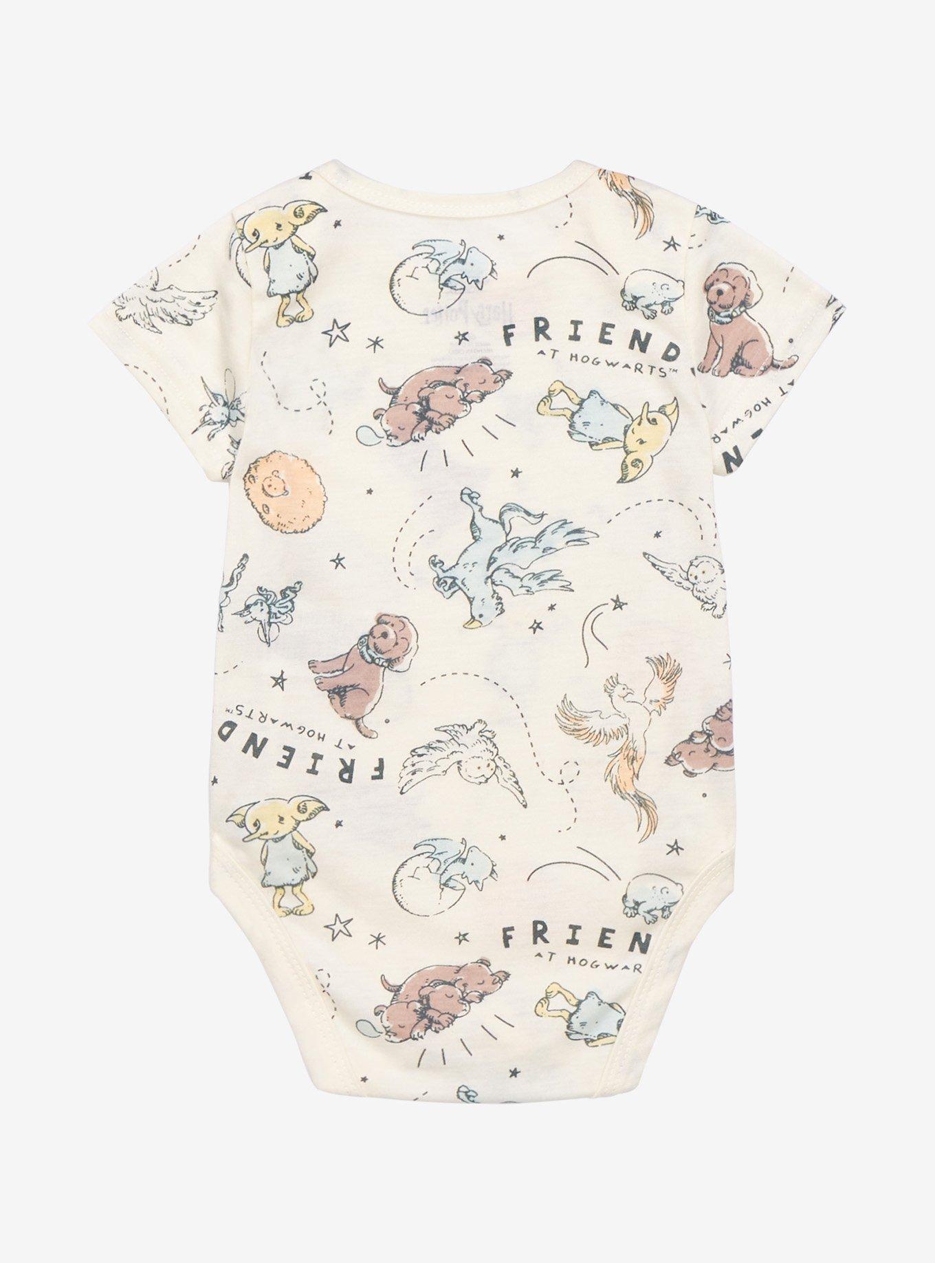 Harry Potter Friends at Hogwarts Infant One-Piece - BoxLunch Exclusive, BEIGE, alternate