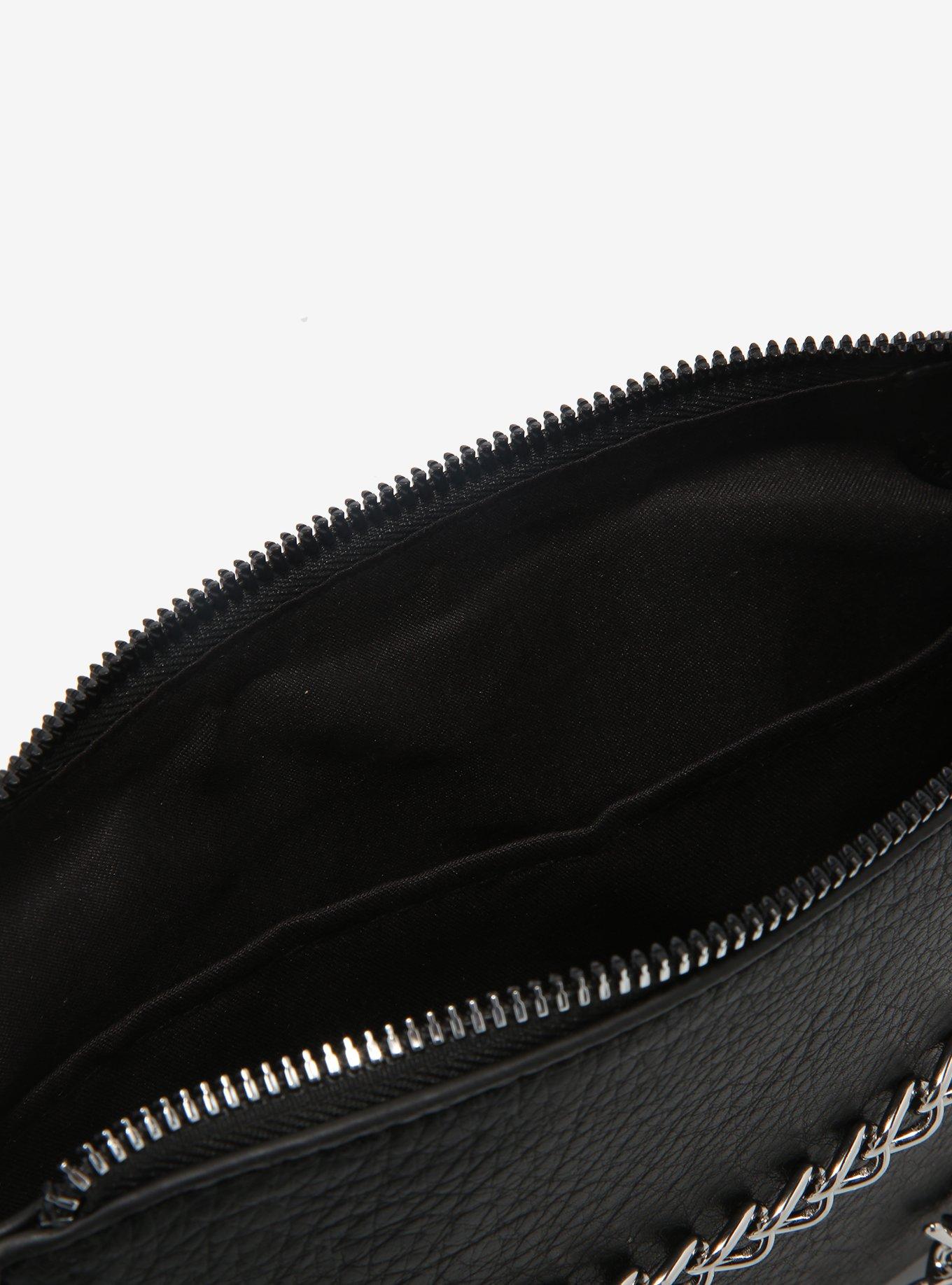 Black Barbed Wire Chain Shoulder Bag, , alternate