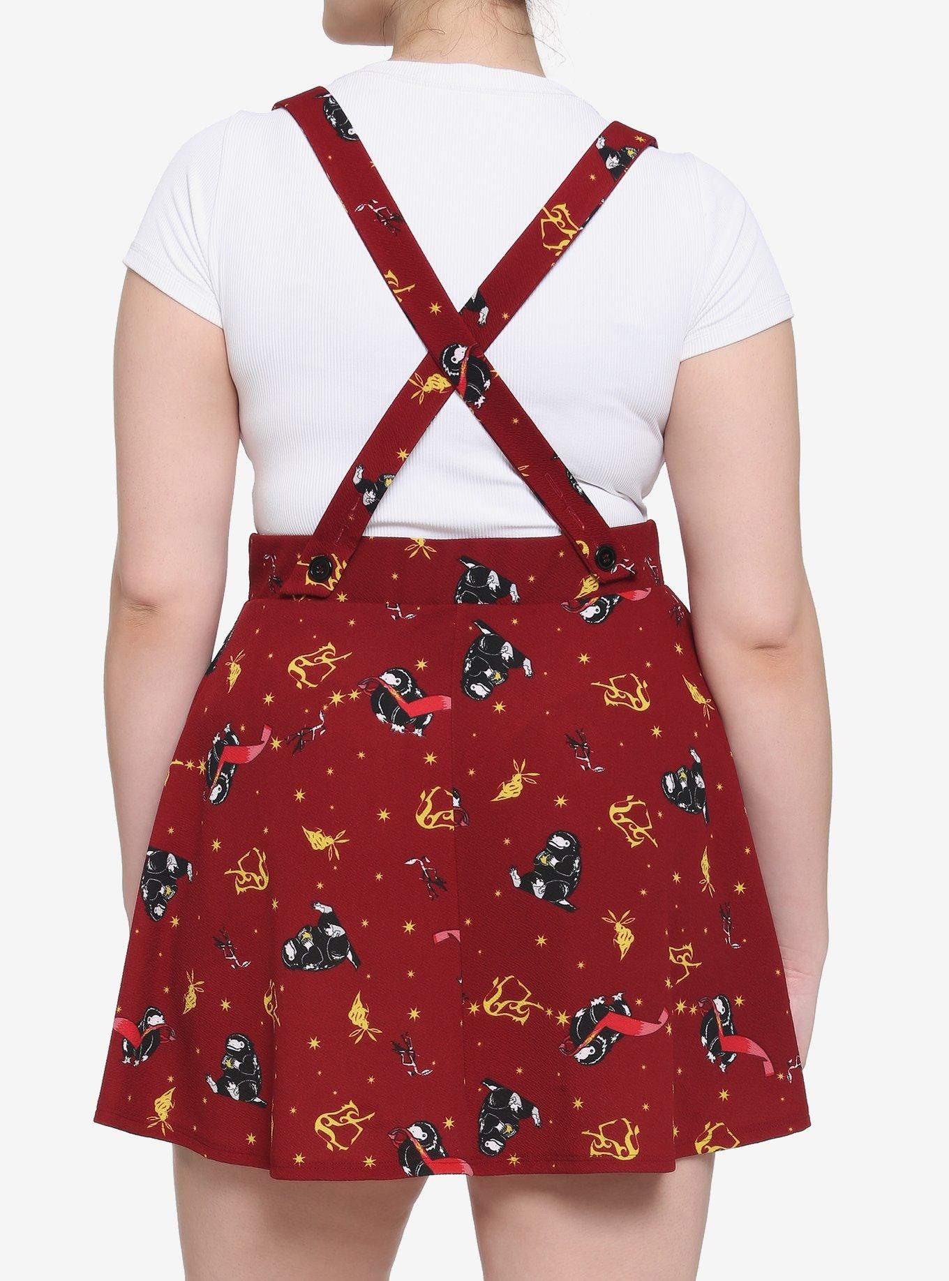 Fantastic Beasts: The Secrets Of Dumbledore Niffler Suspender Skirt Plus Size, MULTI, alternate