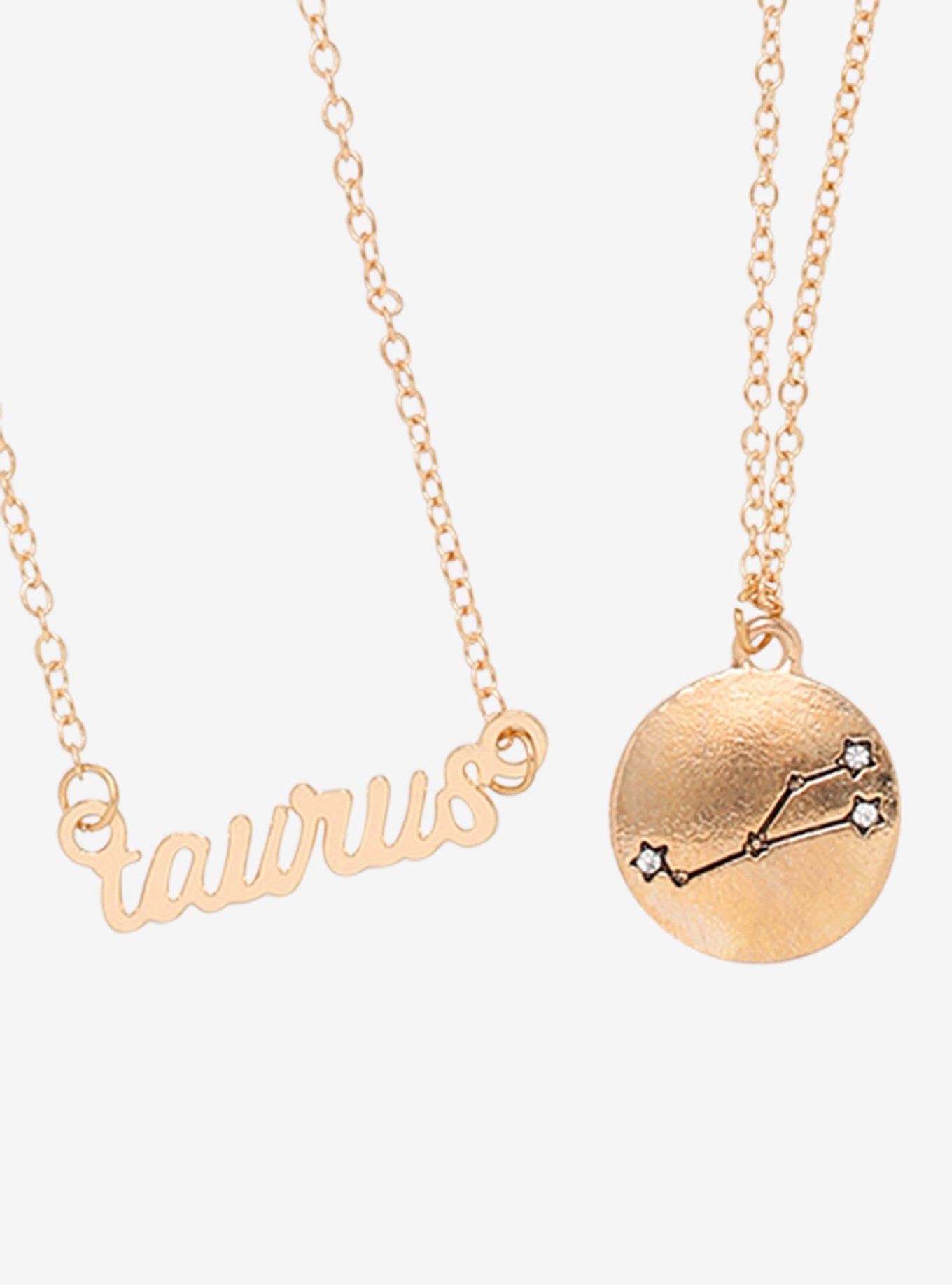 Taurus Zodiac Choker Necklace Set, , alternate