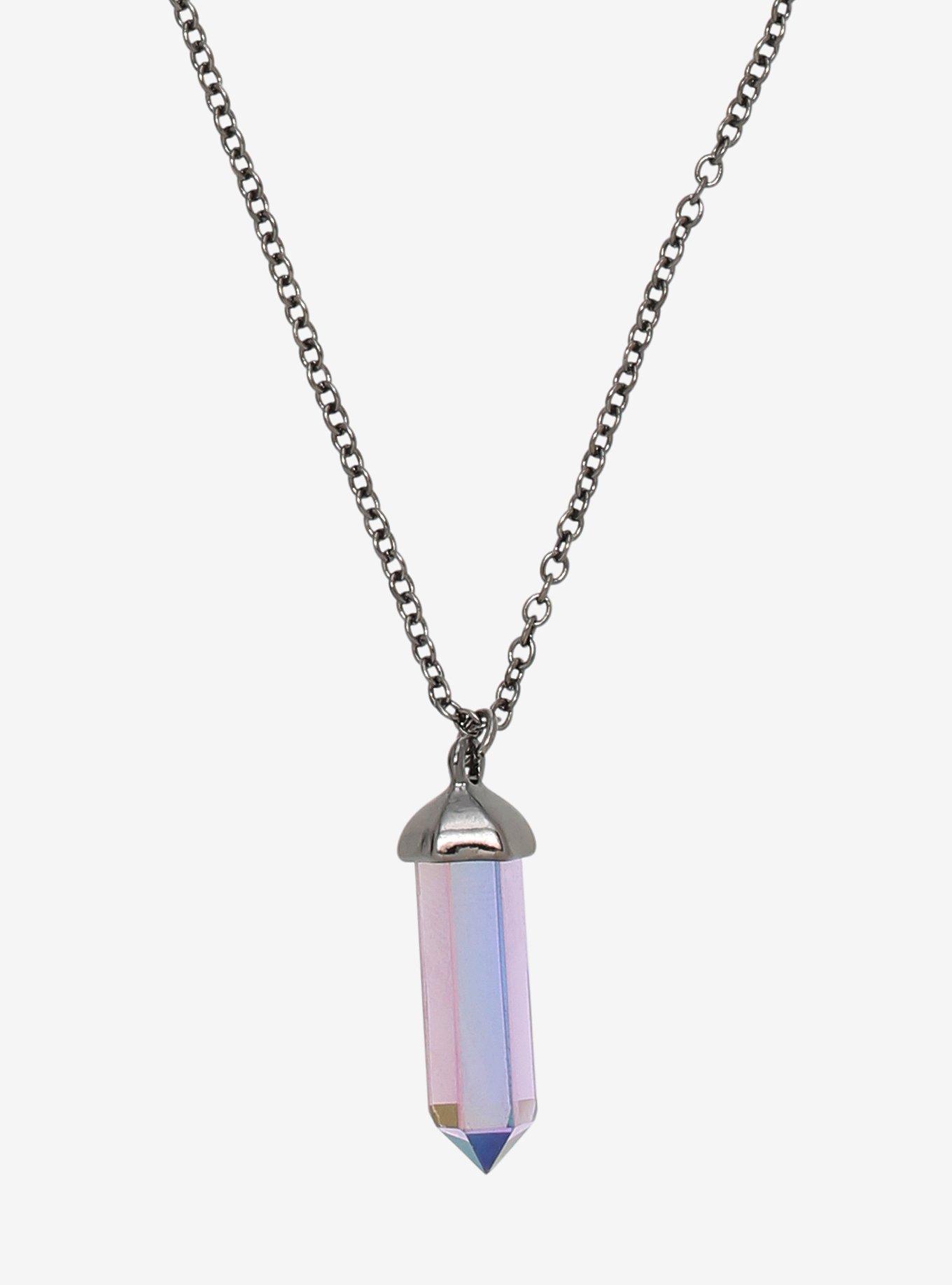 Planet Crystal Necklace Set, , alternate