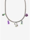 Emo Bear With Knife Charm Necklace, , alternate
