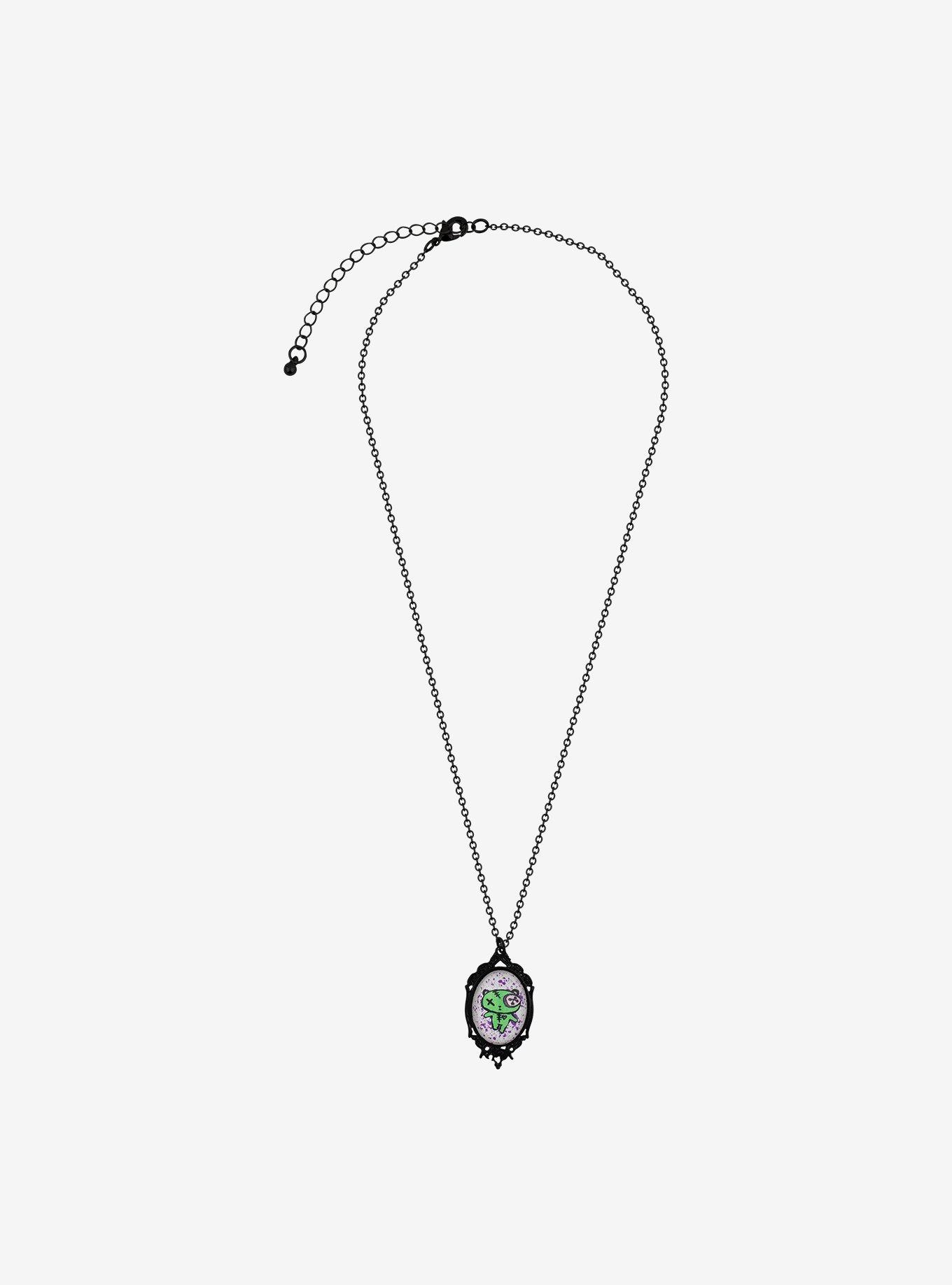 Rawr Bear Cameo Necklace, , alternate