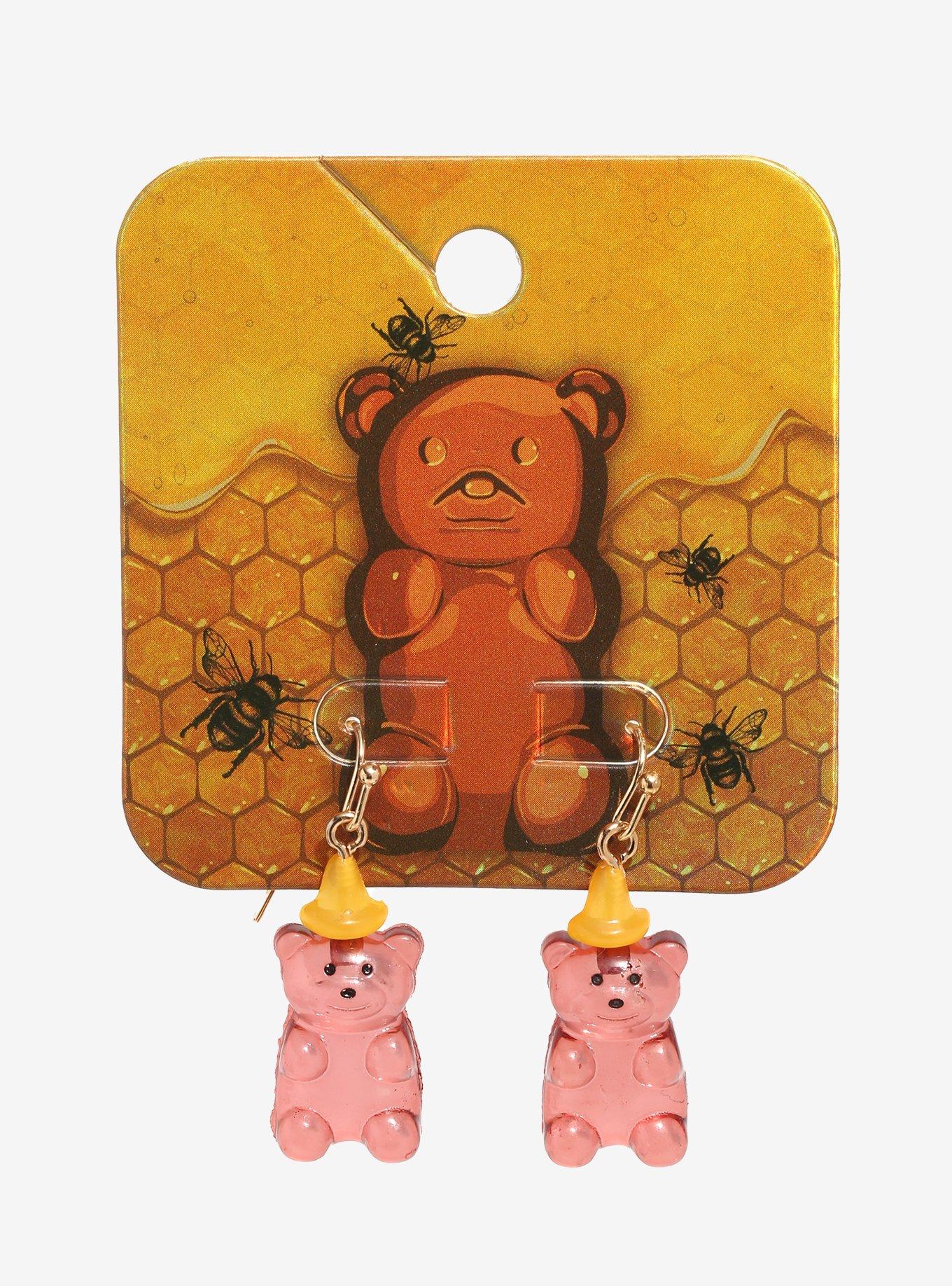 Honey Bear Bottles Drop Earrings, , alternate