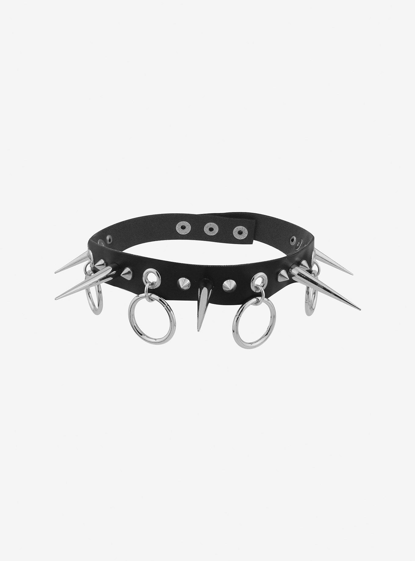 O-Ring & Spike Choker, , alternate