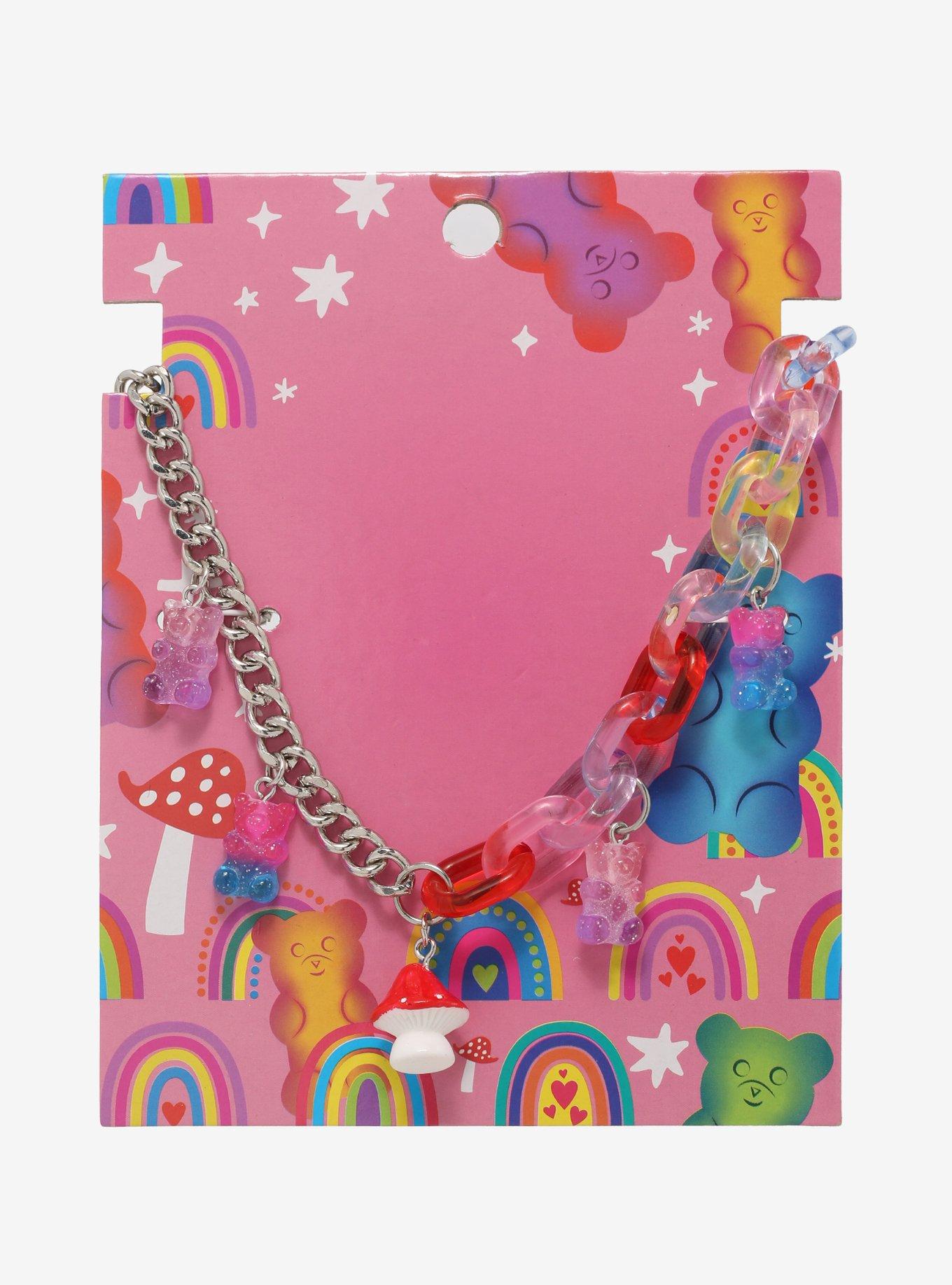 Chunky Charm Mismatched Chain Necklace, , alternate