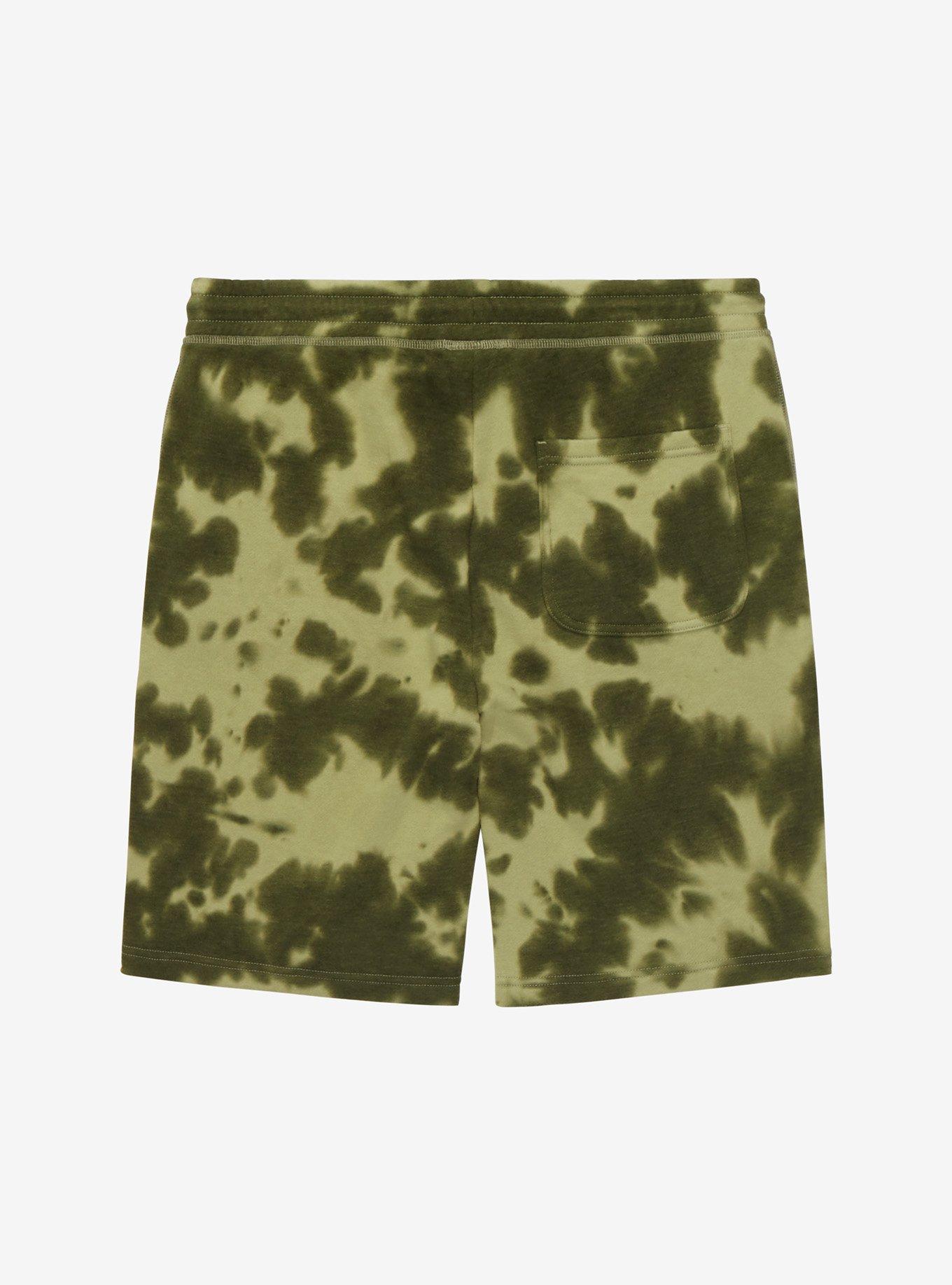 Avatar: The Last Airbender Earth Kingdom Tie-Dye Shorts - BoxLunch Exclusive, MULTI, alternate