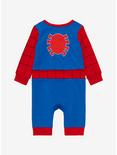 Marvel Spider-Man Spidey Outfit Infant One-Piece - BoxLunch Exclusive, RED, alternate