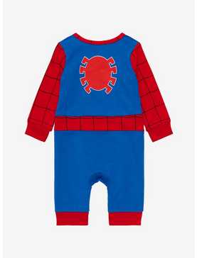 Marvel Spider-Man Spidey Outfit Infant One-Piece - BoxLunch Exclusive, , hi-res