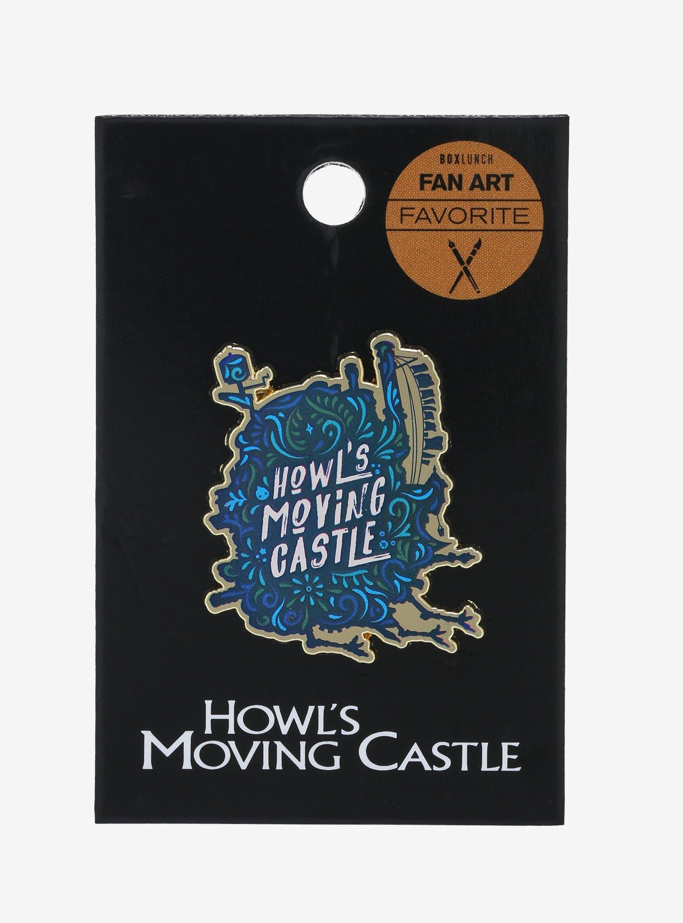 Studio Ghibli Howl's Moving Castle Silhouette Enamel Pin - BoxLunch Exclusive, , alternate