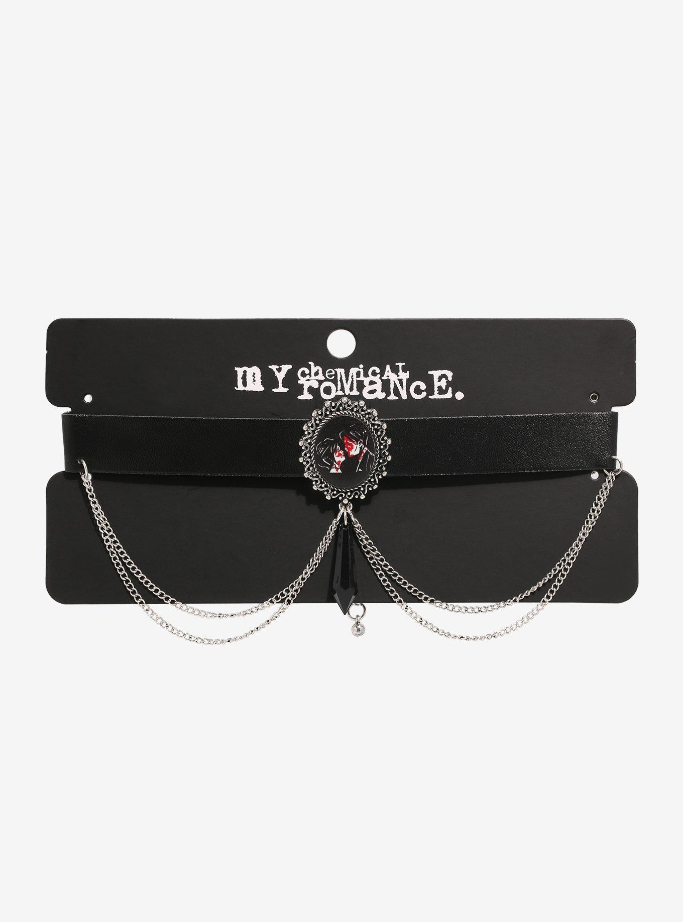 My Chemical Romance Crystal Chain Choker, , alternate