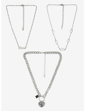 BTS Boy With Luv Assorted Charms Necklace Set, , hi-res