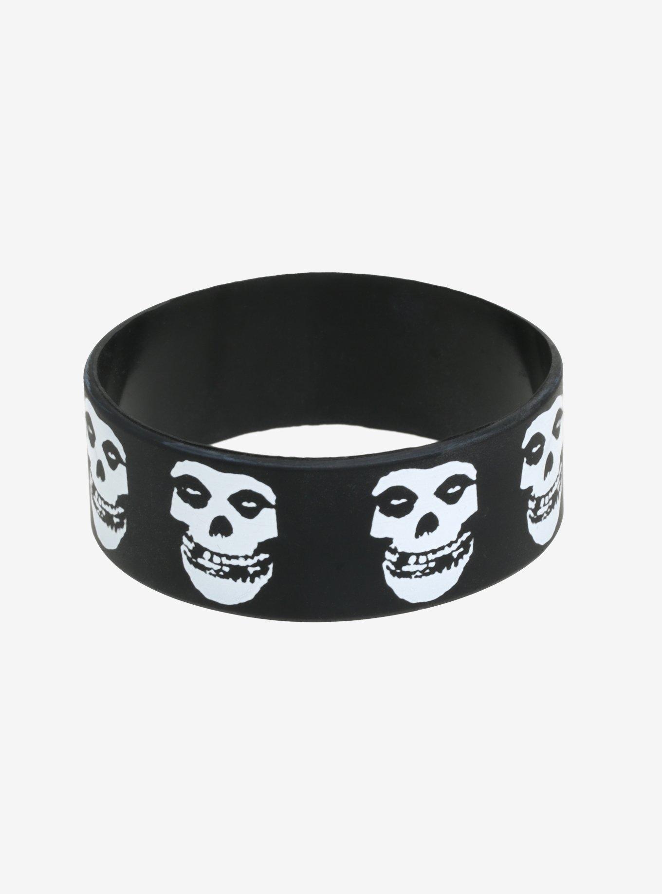 Misfits Logo Rubber Bracelet, , alternate