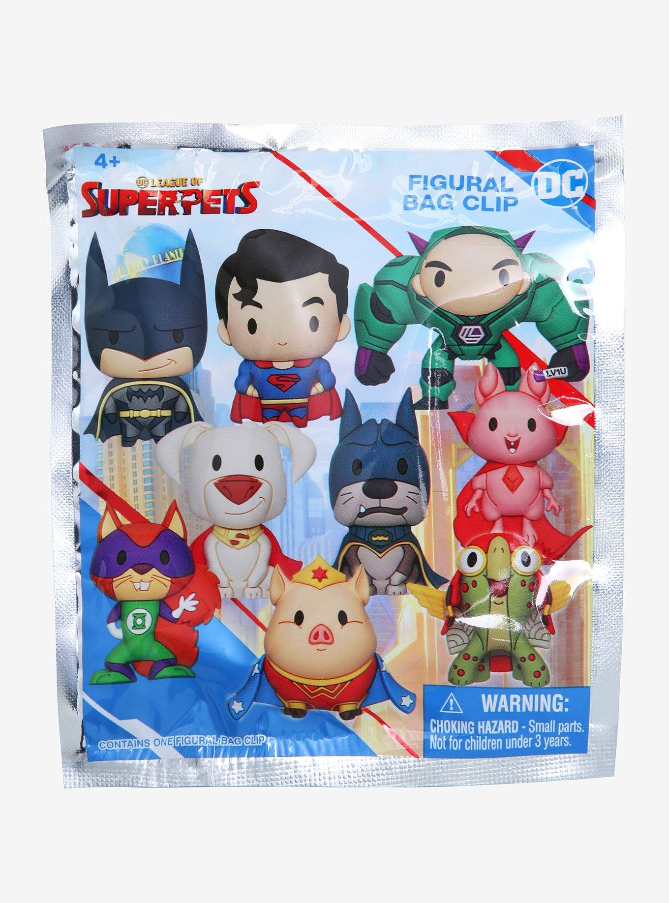 DC Comics League of Super-Pets Blind Bag Figural Bag Clip, , alternate