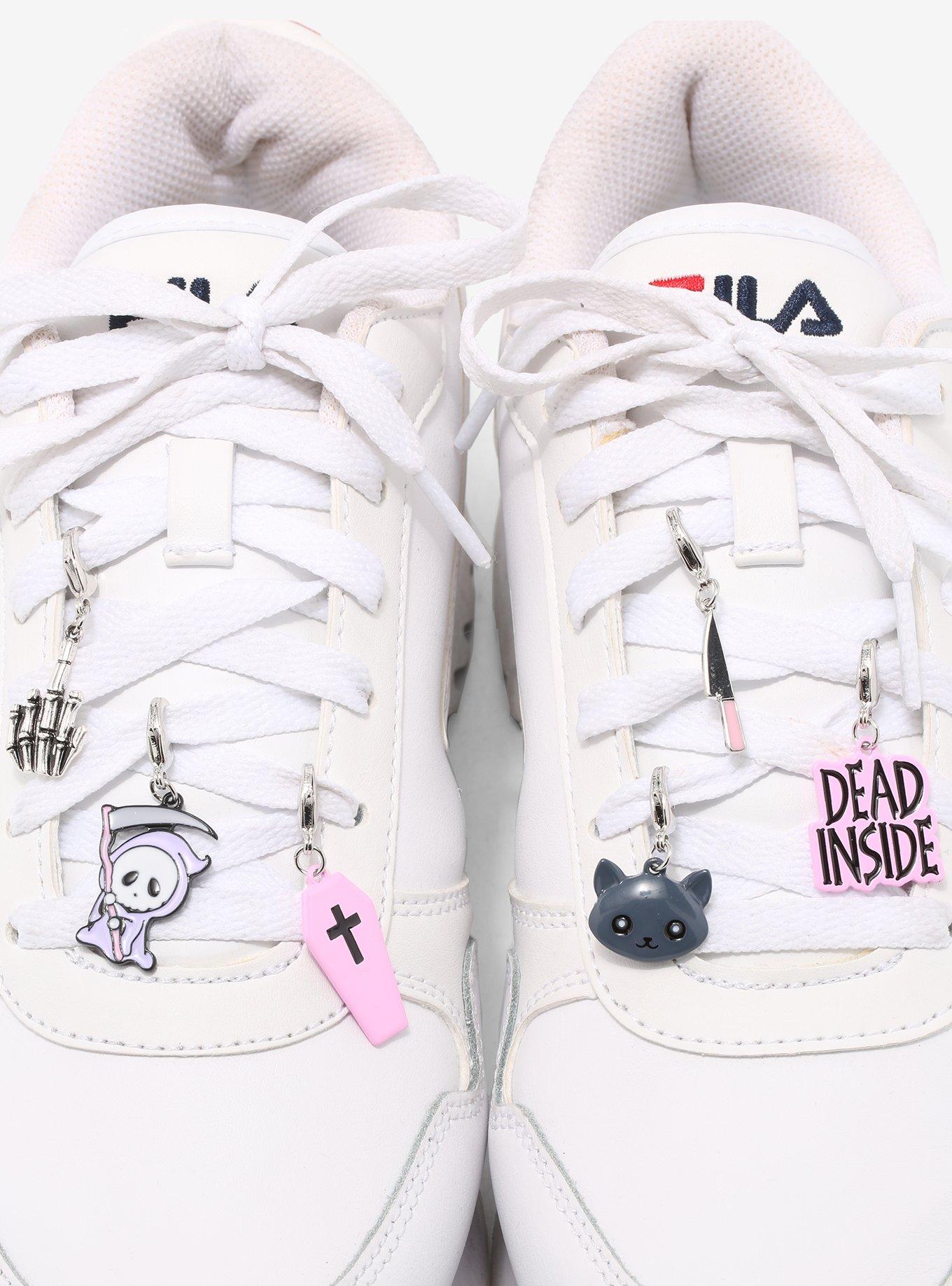 Dead Inside Coffin Shoe Hang Charm Set, , alternate