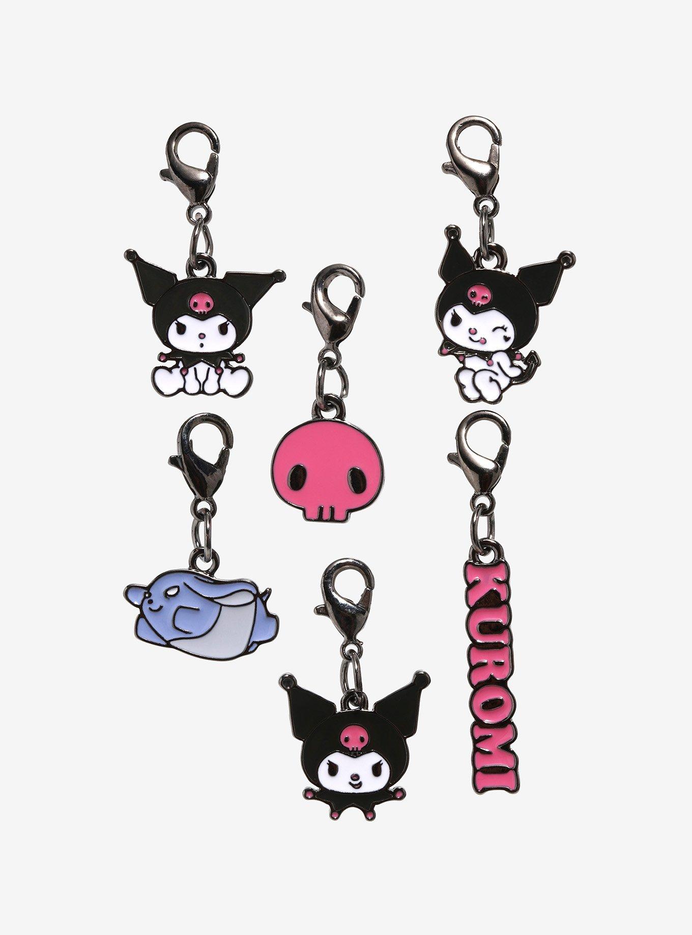 Kuromi Shoe Hang Charm Set, , alternate