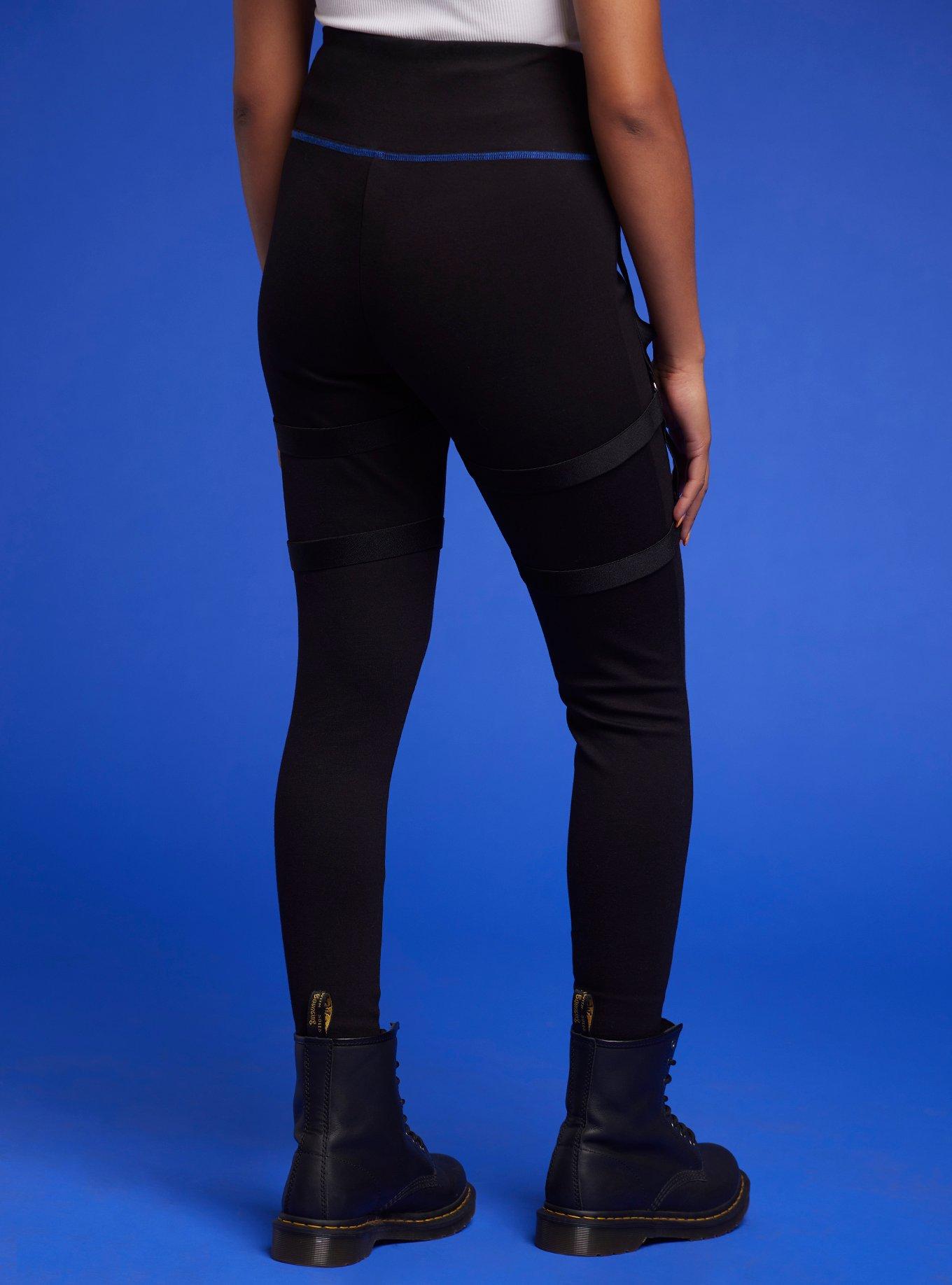 Her Universe Marvel Thor: Love And Thunder Valkyrie Cosplay Leggings, BLACK, alternate