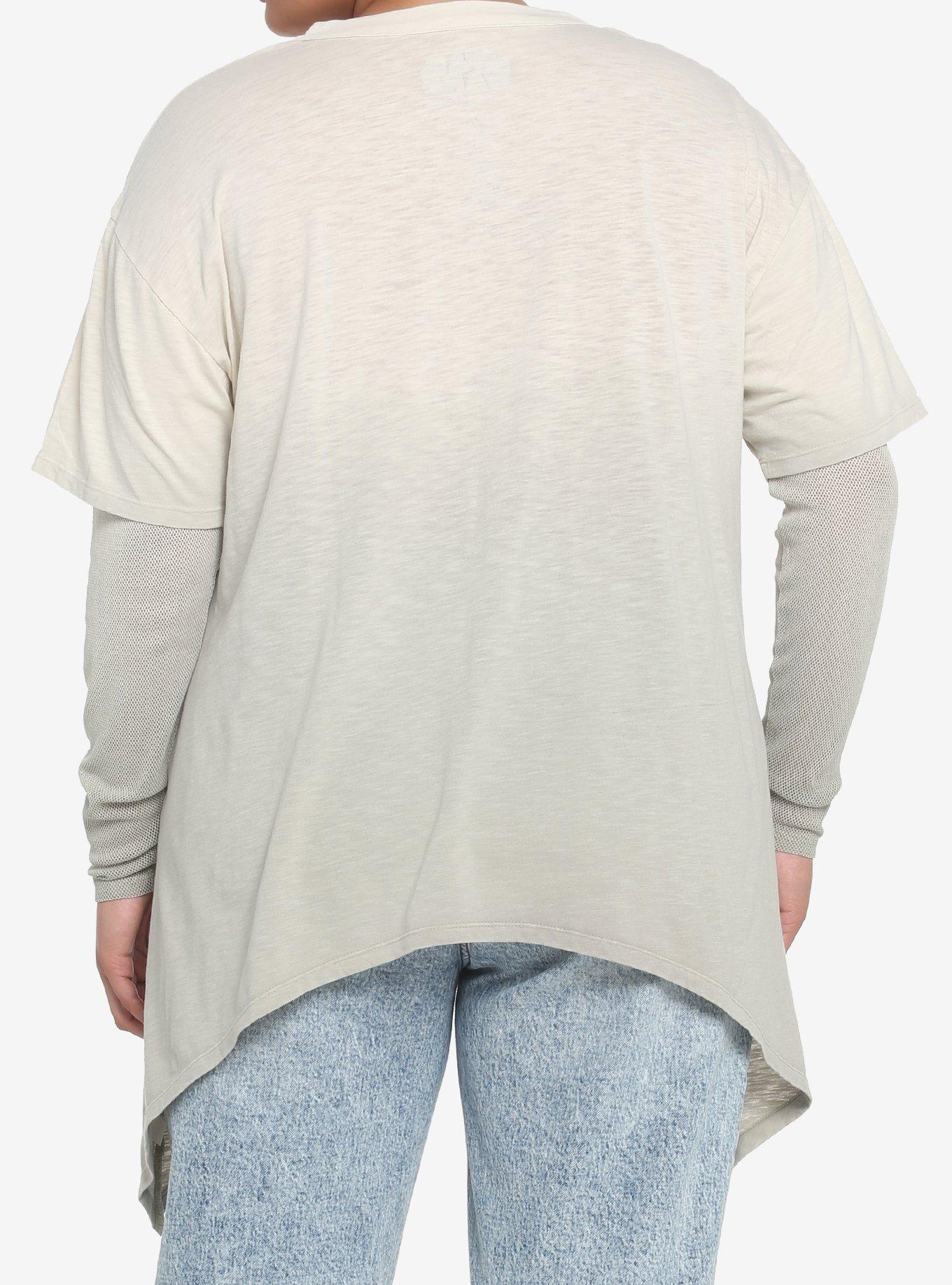 Her Universe Star Wars Obi-Wan Kenobi Jedi Symbol Twofer Girls Long-Sleeve T-Shirt Plus Size, MULTI, alternate