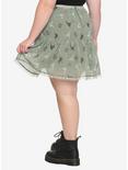 Her Universe Disney Tinker Bell Silhouette Poses Flounce Skirt Plus Size, MULTI, alternate