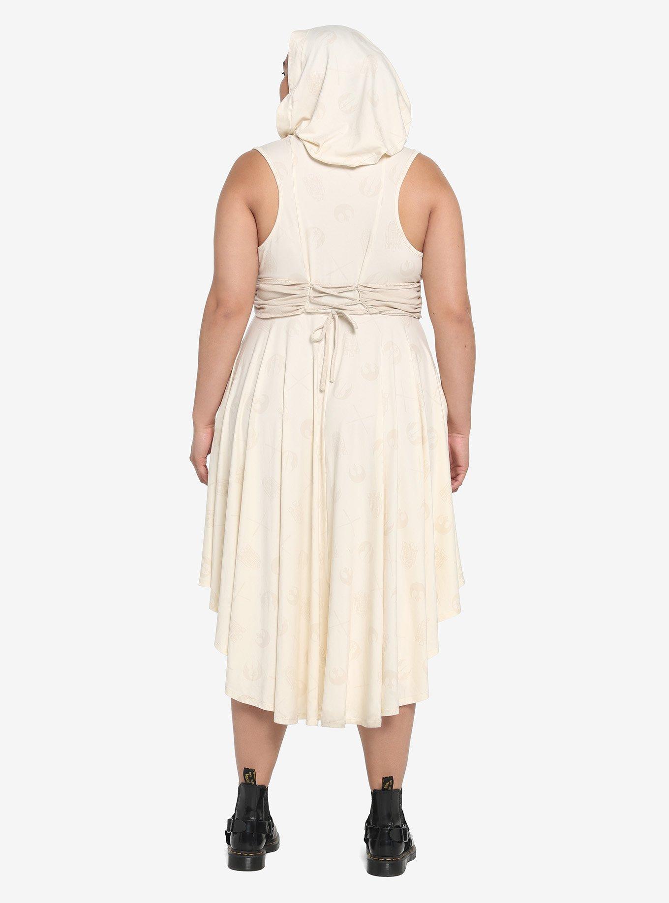 Her Universe Star Wars Obi-Wan Kenobi Hooded Jedi Dress Plus Size, MULTI, alternate