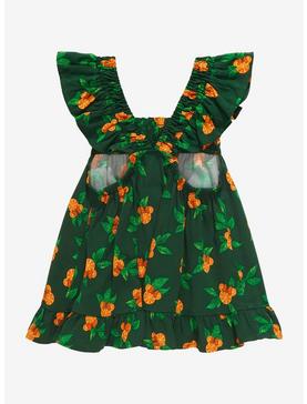 Our Universe Disney Minnie Mouse Orange Allover Print Ruffled Toddler Tank Top - BoxLunch Exclusive, , hi-res