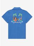 Disney Lilo & Stitch Island Life Toddler Woven Button-Up - BoxLunch Exclusive, NAVY, alternate