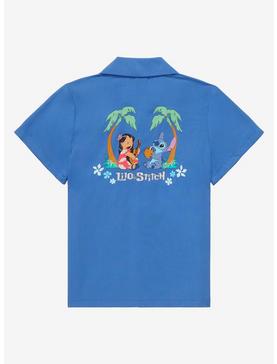 Disney Lilo & Stitch Island Life Toddler Woven Button-Up - BoxLunch Exclusive, , hi-res
