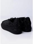 Azalea Wang Diamonds Dancing Black Sneaker, BLACK, alternate