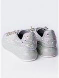 Azalea Wang Diamonds Dancing Silver Sneaker, SILVER, alternate
