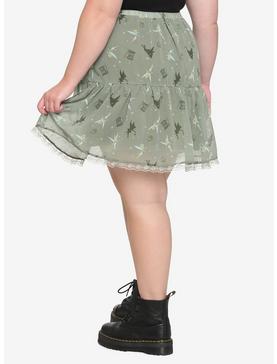 Her Universe Disney Tinker Bell Silhouette Poses Flounce Skirt Plus Size, , hi-res