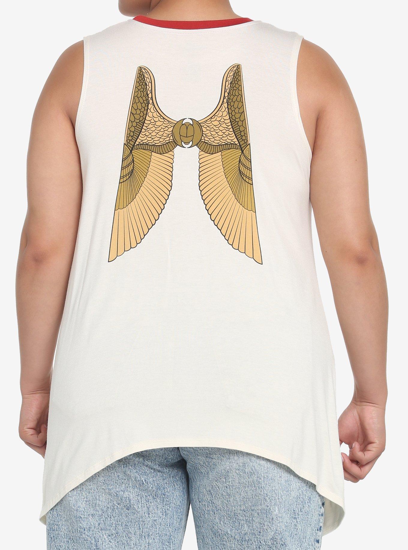 Her Universe Marvel Moon Knight Scarab Shark Bite Girls Tank Top Plus Size, MULTI, alternate