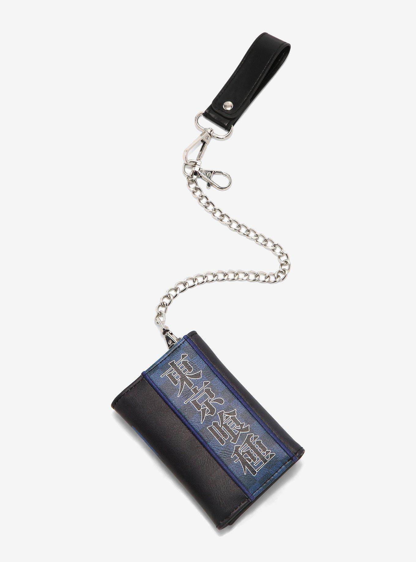 Tokyo Ghoul Kaneki Bats Trifold Chain Wallet, , alternate