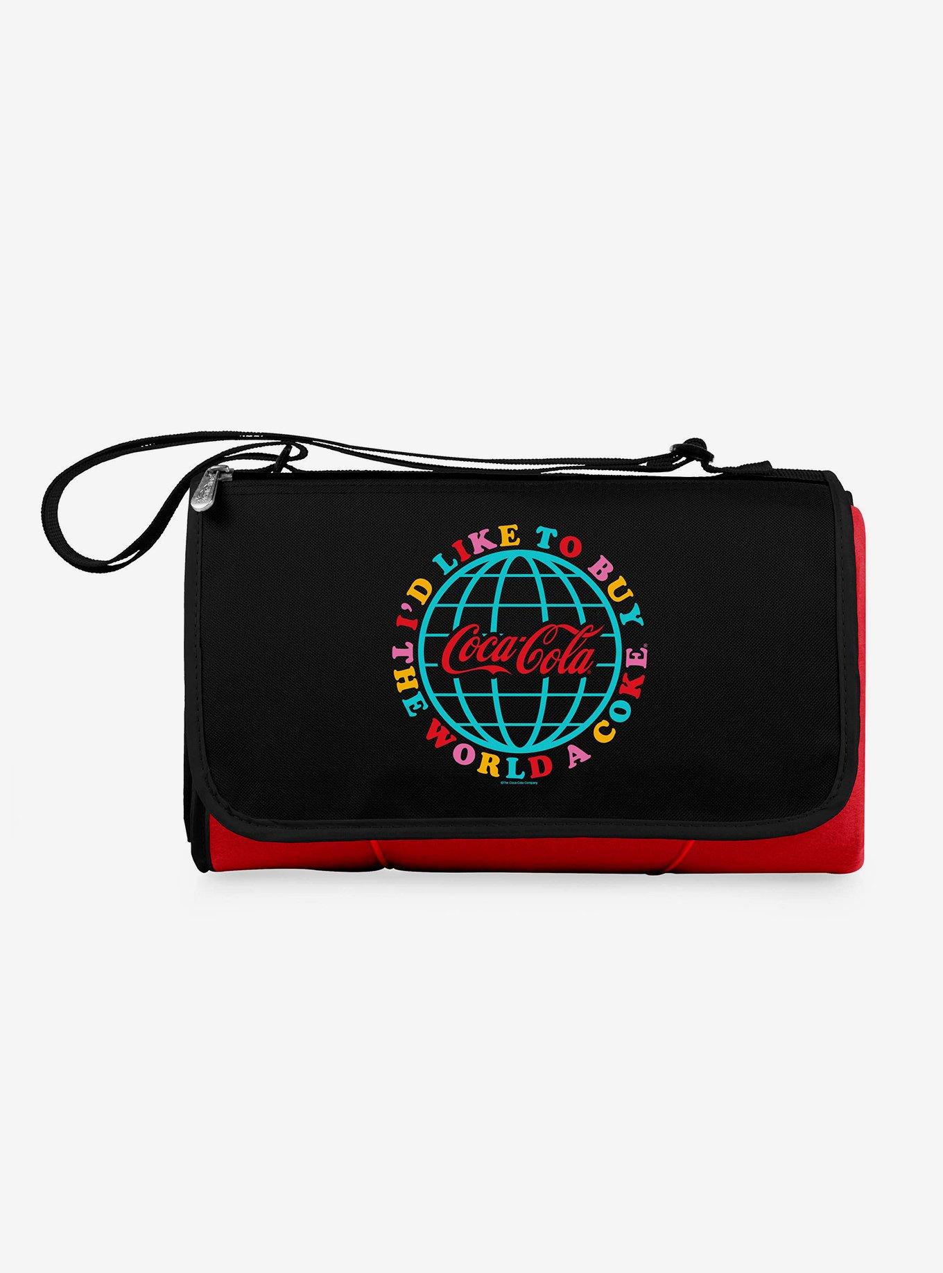 Coke Unity Blanket Black Tote Outdoor Picnic Blanket, , hi-res