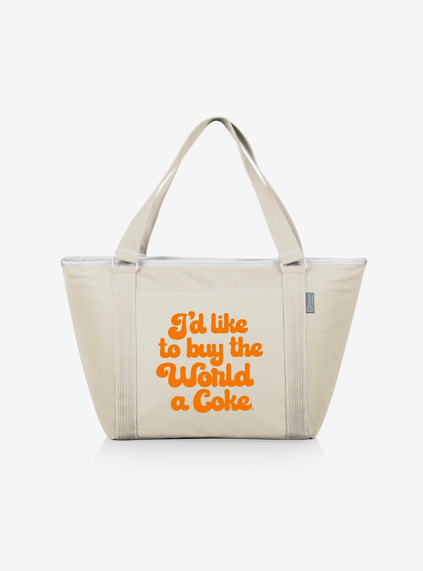 Coke Unity Topanga Cooler Tote Bag Sand, , hi-res