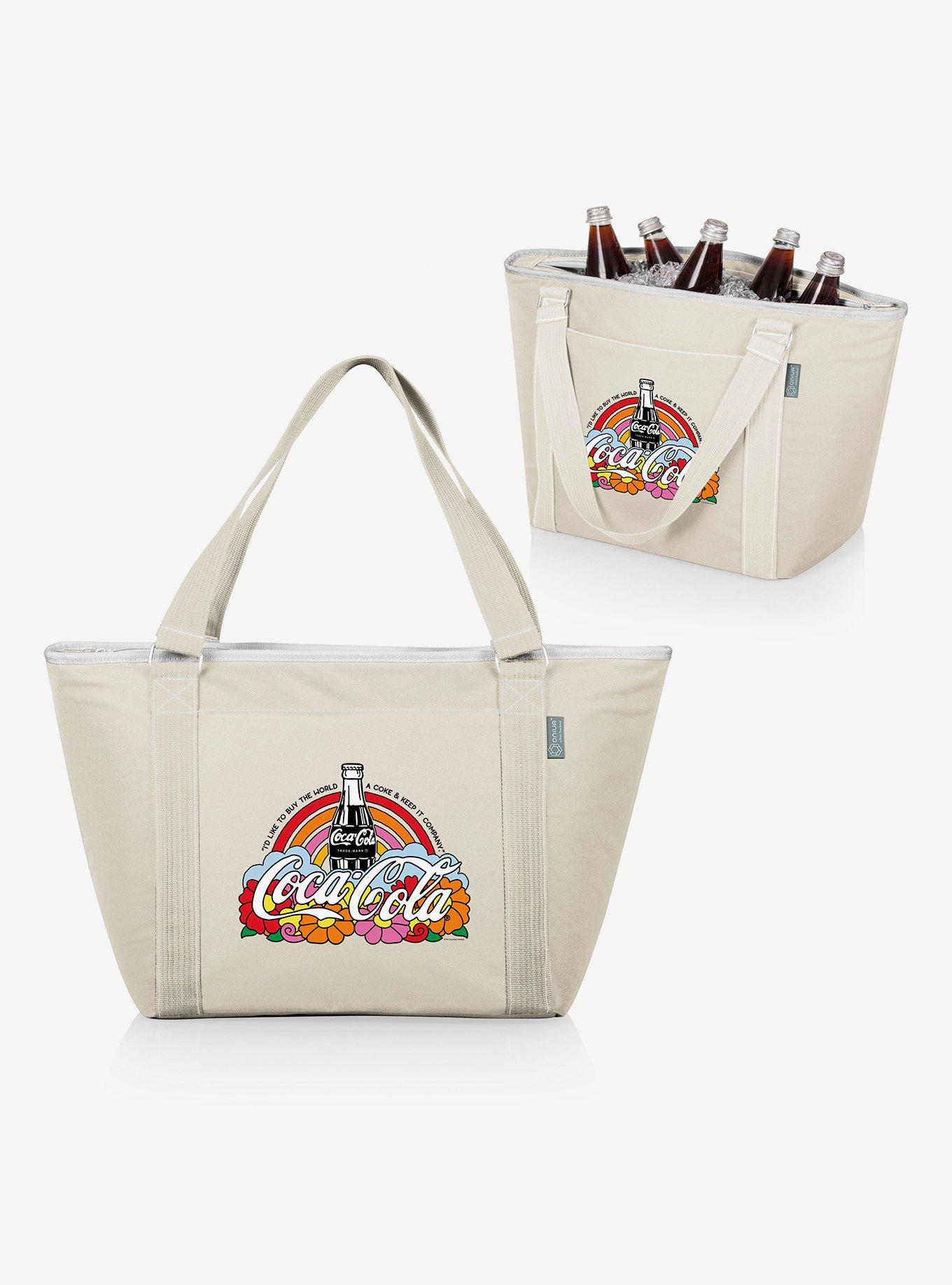 Coke Unity Topanga Cooler Floral Tote Bag Sand, , alternate