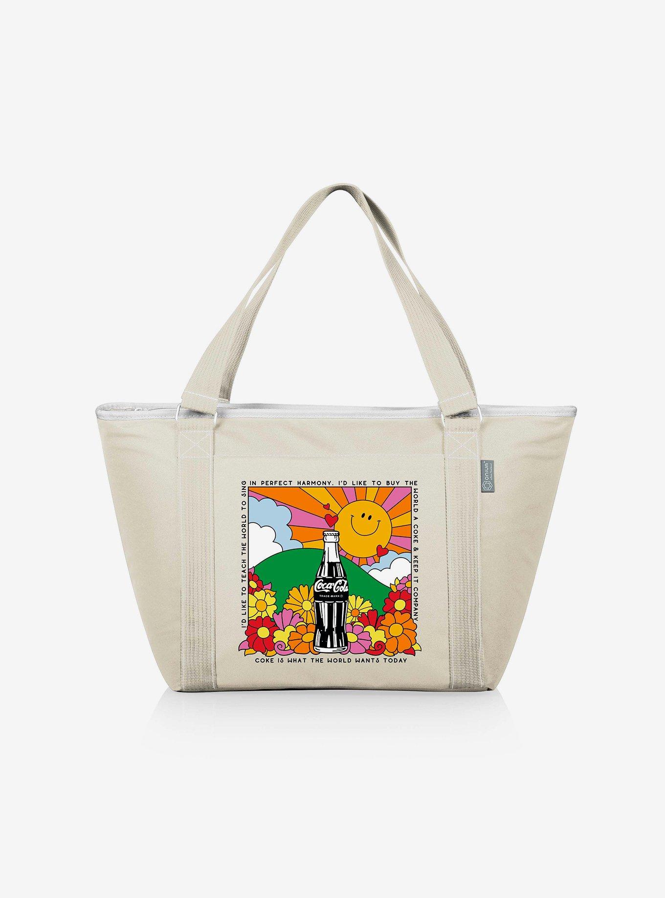 Coke Unity Topanga Cooler Sun Tote Bag Sand, , alternate