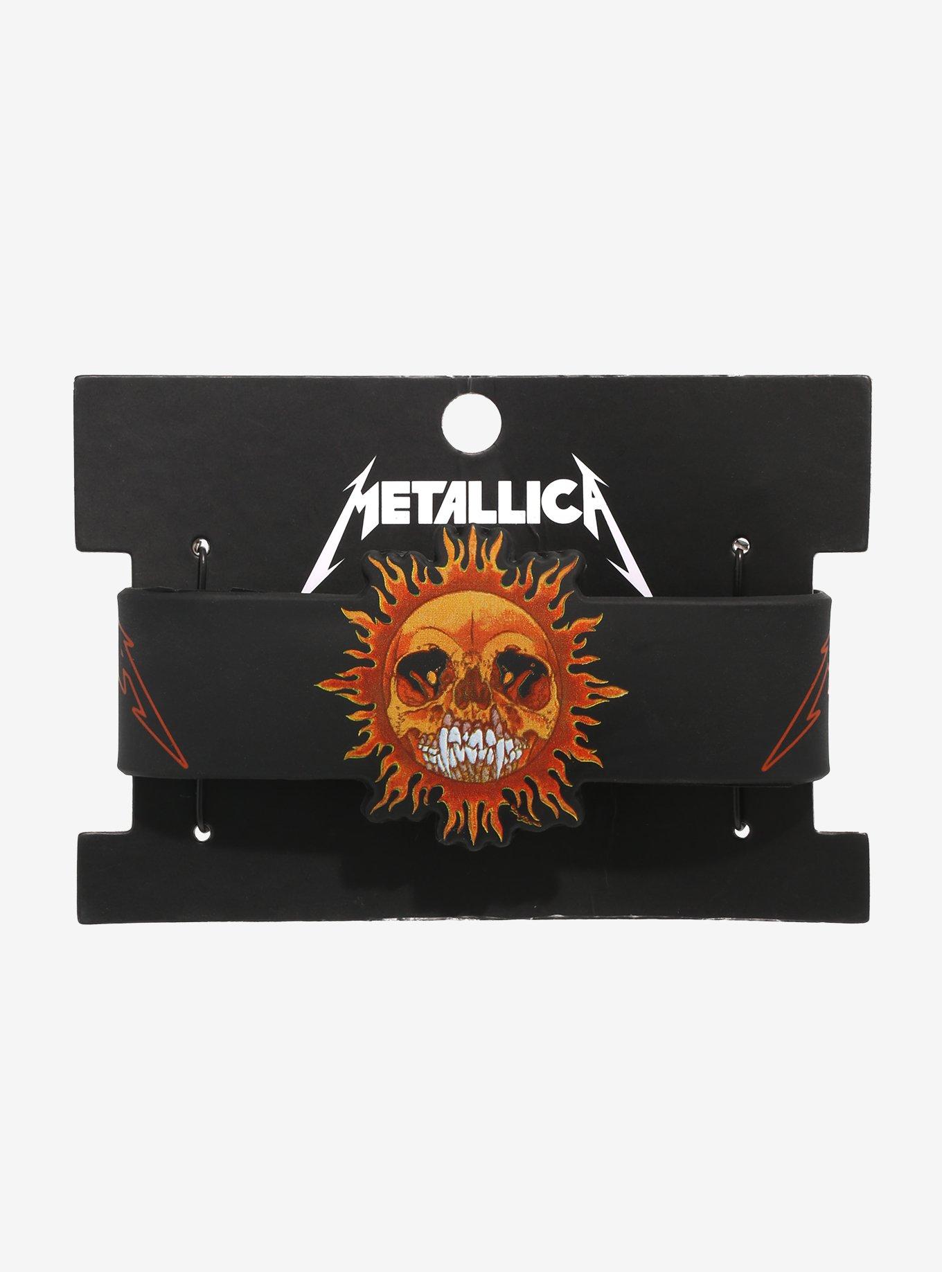 Metallica Sun Logo Rubber Bracelet, , alternate