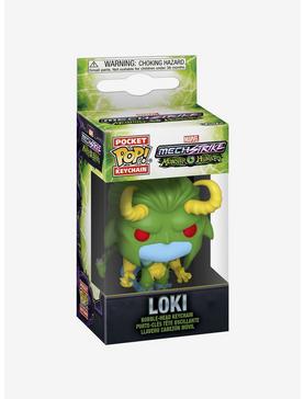 Funko Pop! Marvel Mech Strike Monster Hunters Loki Vinyl Bobble-Head Keychain, , hi-res