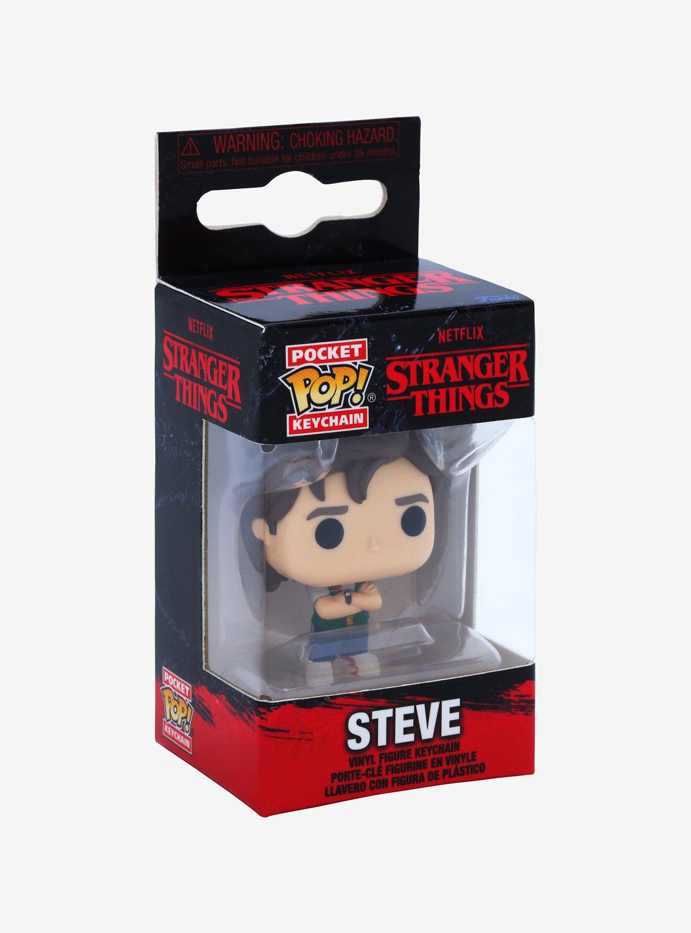 Funko Pocket Pop! Stranger Things Steve (Season 4) Vinyl Keychain, , alternate