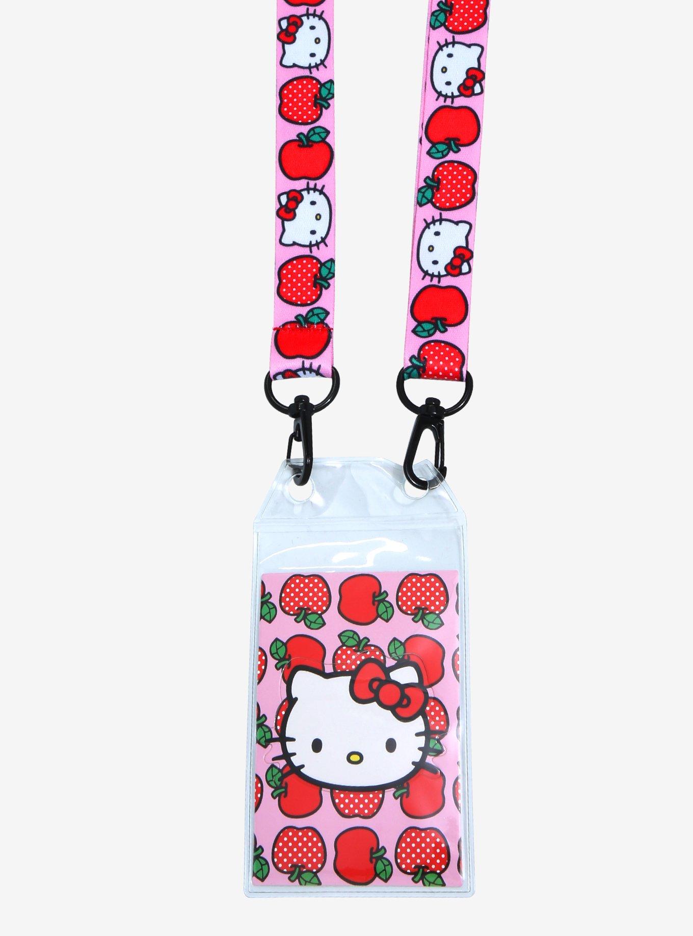 Sanrio Hello Kitty Apple Lanyard - BoxLunch Exclusive, , alternate