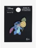 Loungefly Disney Lilo & Stitch Stitch with Pineapple Popsicle Enamel Pin - BoxLunch Exclusive, , alternate