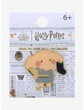 Loungefly Harry Potter Chibi Dobby & Sock Enamel Pin - BoxLunch Exclusive , , hi-res
