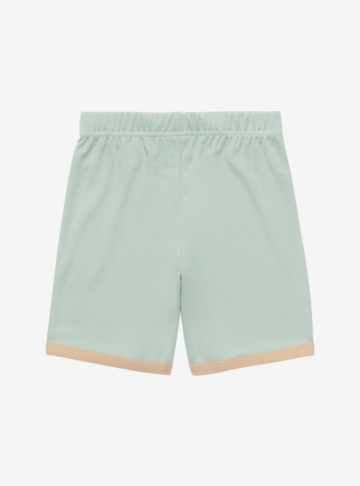 Star Wars The Mandalorian The Child Toddler Basketball Shorts - BoxLunch Exclusive, BEIGE, alternate